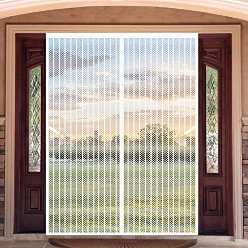 Zanzariera Per Finestre Zanzariere 150 x 240 cm Zanzariera Anti Zanzare Insetti Nessuna Perforazione Magnetica Tenda Anti Zanzare Zanzariera Porta Finestra, Bianco