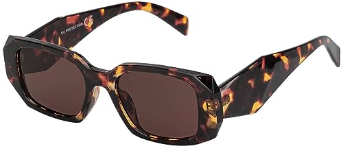 BEZLIT Damen Sonnenbrille in tollen Farben Leopard-Braun