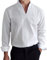 LAOSU Hommes Chemises Décontractées Manches Longues,Chemise Homme pour Mariage,Chemise en Lin Col Mao Homme,Chemise Homme Beige,Surchemise Carreaux Homme,Chemise Oxford Blanche