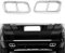 OSTREY Auto-Auspuff-Endrohr-Abdeckungsverkleidung für BMW 7 Series F01 2009-2014, Auspuffblenden-Dekorationszubehör,A Silver