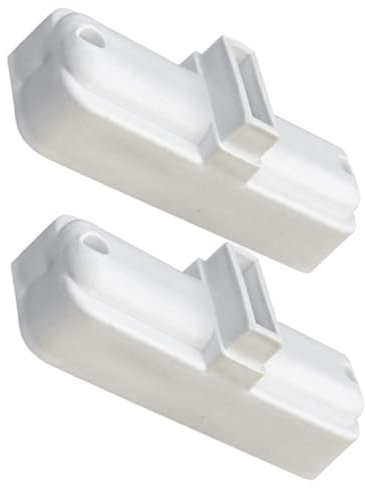 MILISTEN 2st Rasenblumenbeete Lattenzaununterstützung Basis Für Sichtschutzzaunfüße Geländerhalterung Für Deck Sichtschutzzaunbasis Zaunteil Aus Gartenzaunhalter PVC Weiß Einstellen Base