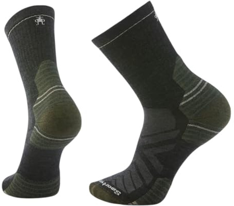 Smartwool Unisex Hike Targeted Cushion Mid Crew Socken (1er Pack) | Gezielte Polsterung, rutschfester Sitz, Indestructawool, spürbarer Komfort auf langen Touren