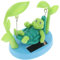 Toyvian Autoschmuck Solar Tierfigur Auto Dekoration schildkröte deko Tierfigur Auto Wackelkopf Schildkröte solarbetriebene Autodekorationen Auto -Armaturenbrettdekorationen Plastik Green