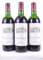 lot de 3 bouteilles saint-émilion philippe gerbaud rouge 1986 - bordeaux