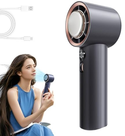 Générique Mini Ventilateur Silencieux De Poche, Mini Ventilateur Portable Silencieux Portable, Refroidissement Instantané, 101 Vitesses, USB Rechargeable