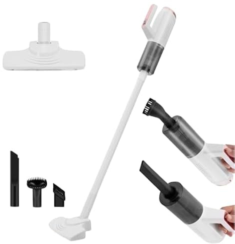 Rechargeable 3-in-1 Cordless Vacuum Cleaner – 15000Pa Powerful Suction, Lightweight Handheld & Upright, Bagless, HEPA Filter, Ideal for Home & Car Cleaning Pet Hair