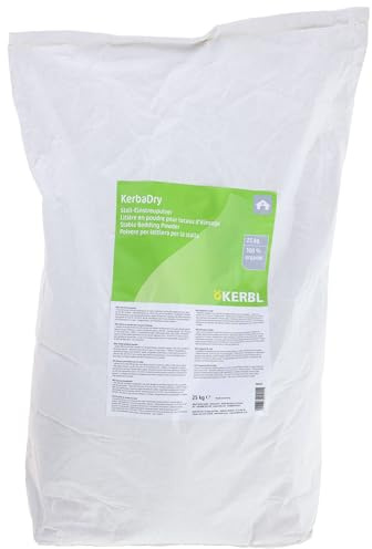 Kerbl Stall-Einstreupulver KerbaDry, 25 kg | Stall-Trockenpulver, für Schweine, Rinder, Geflügel, natürliche Mineralien, staubreduziert, Made in Germany