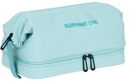 Elephant One Kulturtasche Washbag Travel Reise Tasche Bodenfach 13113 Mint | Kosmetiktasche Travel Reise Tasche Beautycase Kulturbeutel 5 L Bodenfach Innentaschen Badetasche