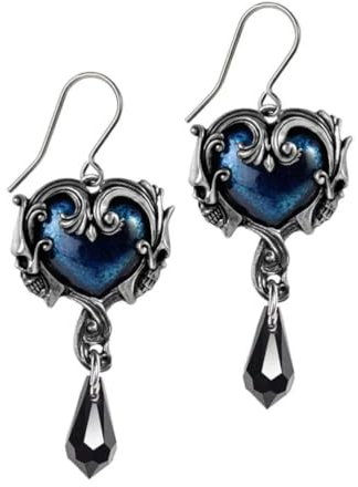 Alchemy Gothic Affaire du Coeur Ohrhänger silberfarben
