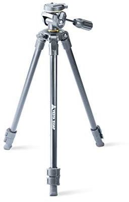 Vanguard Vesta 233AP trípode Digitales 3 Patas Gris – Trípode (centímetros Digitales, 3,5 kg, 3 pies, Gris, Cerradura metálica, 360°)