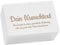 LAUBLUST Holzkiste Personalisiert mit Wunsch-Gravur - Geschenkkiste & Erinnerungsbox | M - ca. 30x20x14cm, Weiß FSC®