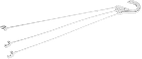 Suspension pour suspension de plantes Galicia en plastique Blanc 30 cm Blanc.