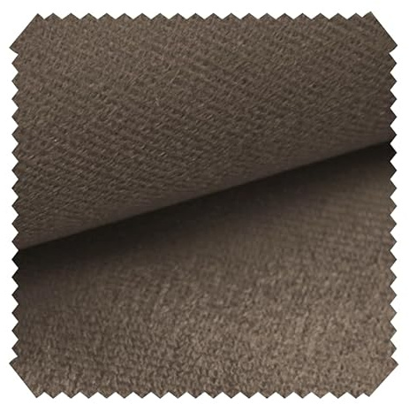 novely® ARTENA - Samtiger Velours-Möbelstoff - Anschmiegsamer Polsterstoff - Robuster Bezugsstoff - Pflegeleichte Meterware 1lfm | Farbe: 21 Graubeige
