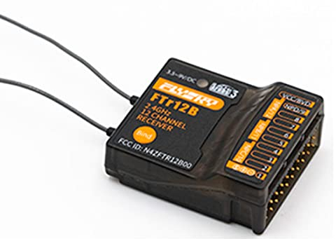FlySky FTr12B 12-K 3-Generation Protokoll 2-Wege Dual-Antennen-Empfänger PWM PPM i.Bus S.Bus Ausgang? für RC Drohne Fixed-Wing