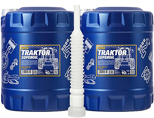 2 x 10 Liter, MANNOL 7406 Traktor Superoil 15W-40 Motoröl