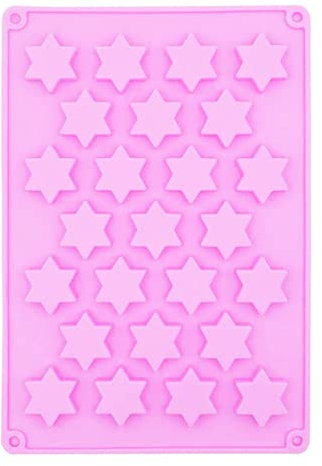 Selecto Bake – moule à bonbons étoiles magiques à 25 cellules, moule à bonbons en Silicone, cire à gâteau, savon fondu pour gâteaux sucrés