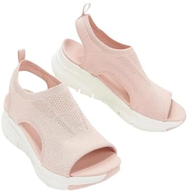 Earnmore 2024 Upgrade Summer Washable Slingback Ortopedico Slide Sandali Sportivi, Mesh Morbida Suola Fashion Scarpe da Donna, Sandali Lavabili Estivi per Le Donne