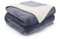 Sweetnight Kuscheldecke Microfaser Doppelseitig super weich Warm Decke Sofadecke Fleecedecke für Innen- und Außenbereich Couchdecke wohndecke 230 x 270 cm Grau