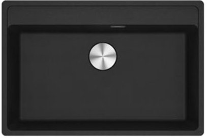 Franke Maris MRG 610-72 A - Fregadero de granito, color negro mate