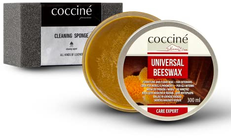 Cocciné - Holz Wachs Beeswax, auf Basis Bienenwachs Holzpflege, Holzwachs Farblos, Möbelpflege auf Basis Beewax für Möbel