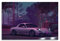 JOOEL Rennwagen-Poster für Mazda RX7, Superauto-Poster, dekoratives Gemälde, Leinwand, Wandposter und Kunstbild, modernes Familien-Schlafzimmer, Dekor-Poster, 40 x 60 cm
