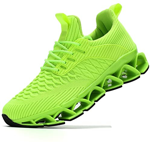 Wrezatro Damen-Laufschuhe, zum Hineinschlüpfen, Tennis, lässig, modisch, Sneaker, bequem, rutschfest, Arbeit, Sport, athletischer Trainer