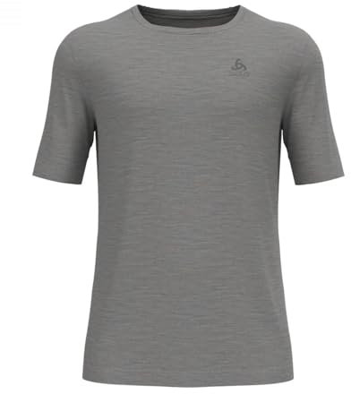 Odlo Damen Merino 200 Undershirt, Odlo Steel Grey Melange, S EU