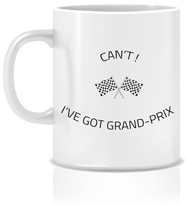 Monsieur Trendy - Can't - I 've Got Grand-Prix - Mug for Formula 1 Fans - Gift (Flags)