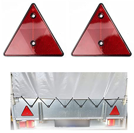 Auflieger Cimc Hinten Reflektierende Für Reverter Mit Loch Kunststoff Für Warnschild Reflektor LKW Reise Reflektoren Fotografie