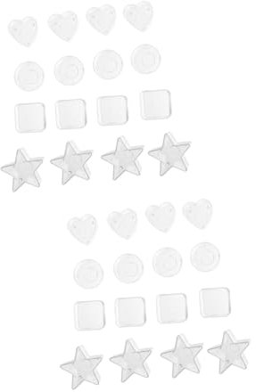 EXCEART 32 Stk Selbstgemachte Kerzenbox Herz Teelicht Tasse Leere Teelichthülle Runder Kerzenhalter Leerer Kerzenbehälter Votivkerzenhalter Für Teelichter Wachsdosen Werkzeug Duft Plastik