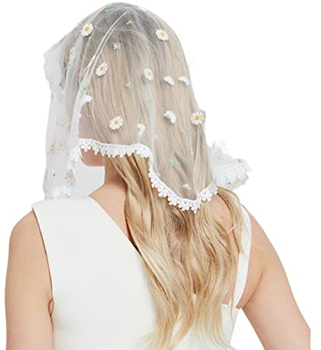 Haar Schal für Frauen Katholische Kirche Schleier Stickerei Spitze Schleier Dreieck Schleier Kirche Headcovering Haar Zubehör