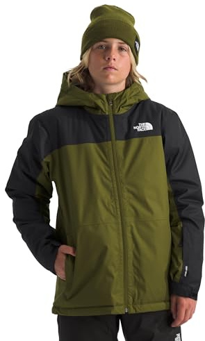 THE NORTH FACE Jungen Freedom Insulated Jacke, Forest Olive/Tnf Black, 152