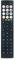 AULCMEET ERF2M36H Telecomando vocale sostitutivo compatibile con Smart TV OLED Hisense 4K A22480Y, 50E7KQ A22521A,55A6KA22451F,55A6K A23111D