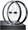 UIOPPOI Carbon-Rennrad-Laufräder 700C, Center Lock Steckachse 142 mm 50 mm Scheibenbremse Laufradsatz 28 mm Breite Fahrradräder Abgedichtete Lager 1720 g für 7-12 Gänge