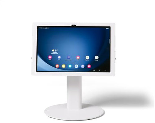 Tabdoq tablet stand Rotatable and Tiltable Compatible with Samsung Galaxy Tab A9+ White
