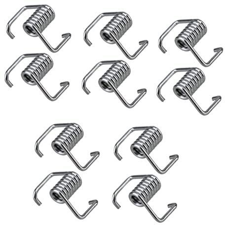 NIYANGLE 10 Piezas accesorios para impresoras 3d Cinturón válvula de cierre de lavadora resorte ancho impresora de banda ancha impresora 3d primavera impresora de primavera Silver