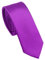UZSUZZ Corbatas de Hombre, Corbata de Color Solido Clásico, Corbata de boda Corbata formal clásica para Business Fiesta Oficina Boda Regalo (Púrpura)