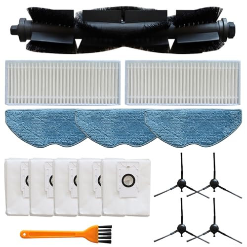 HYEBNP Kit de de Repuesto for aspiradora Robot EZVIZ. Incluye Cepillo Principal, filtros, toallitas, for Polvo, cepillos Laterales y cepillos de Limpieza (B).(A)
