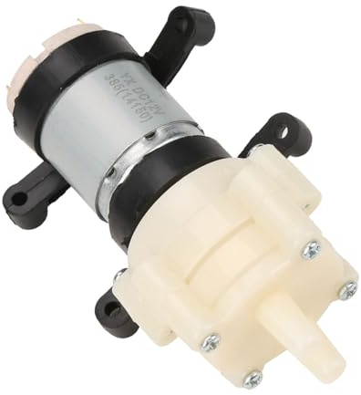 Fockety 12V Mini Elektrische Membranpumpe Lange Lebensdauer für Teemaschine Aquarium Starke Saugpumpe