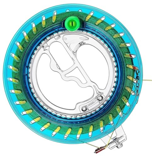 Drachenschnur, Professionelle Drachenschnur Spule mit 18 cm Kristallrad, 220 Meter Nylon-Drachenschnurs und Verbindungsstück, Ideal für Outdoor-Freizeitsport und Drachensteuerung