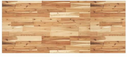 Mangloder - Piano lavabo in legno massello di acacia con rivestimento a olio, 120 x 60 x 2 cm, versatile ripiano per bagno, lavandino, mobiletto sottolavello, mobili da bagno e lavandino