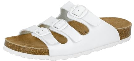 Lico BIOLINE CLASSIC Damen Pantoletten, Weiß, 41 EU