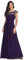 Ever-Pretty Robe de Soirée Demoiselle d'honneur Longue Femme 46 Violet Foncé