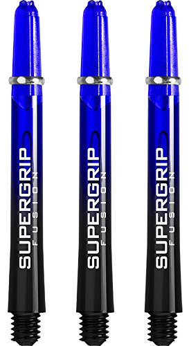 Harrows Supergrip Fusion Shafts - Verschiedene Ausführungen, 1 Set = 3 Stück (Blau, Medium (MED))