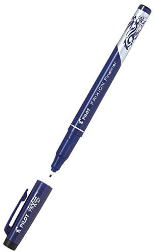 Pilot Frixion Radierbarer Fineliner (Schwarz, 1 Stück)