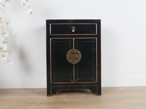 Yajutang chinesische Kommode Orientalisch/Asiatisch Stil schwarz
