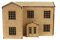 War World Scenics Modellbau MDF Gebäude - Niedrigprofil Großes Haus - Spur 00/H0 Modellbahn Maßstab Modelleisenbahn Laser Diorama Werke Struktur Modell Landschaftsbau