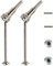 HAIBOXING - Metall-CVD-Wellen für 1/16 1/14 16889 16890A 2105Zubehör Ersatz Komplett 2 Stück M16105（Front）