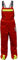 SWS Forst GmbH Schnittschutzlatzhose Forsthose Forstlatzhose rot/gelb SSK1 (46)