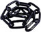 10 Meter Schwarz lackierte Kette 5,0 mm Rundstahlkette Ø 5mm Stahlkette geschweißt - Stahl -Schwarz beschichtet - Ø 5mm